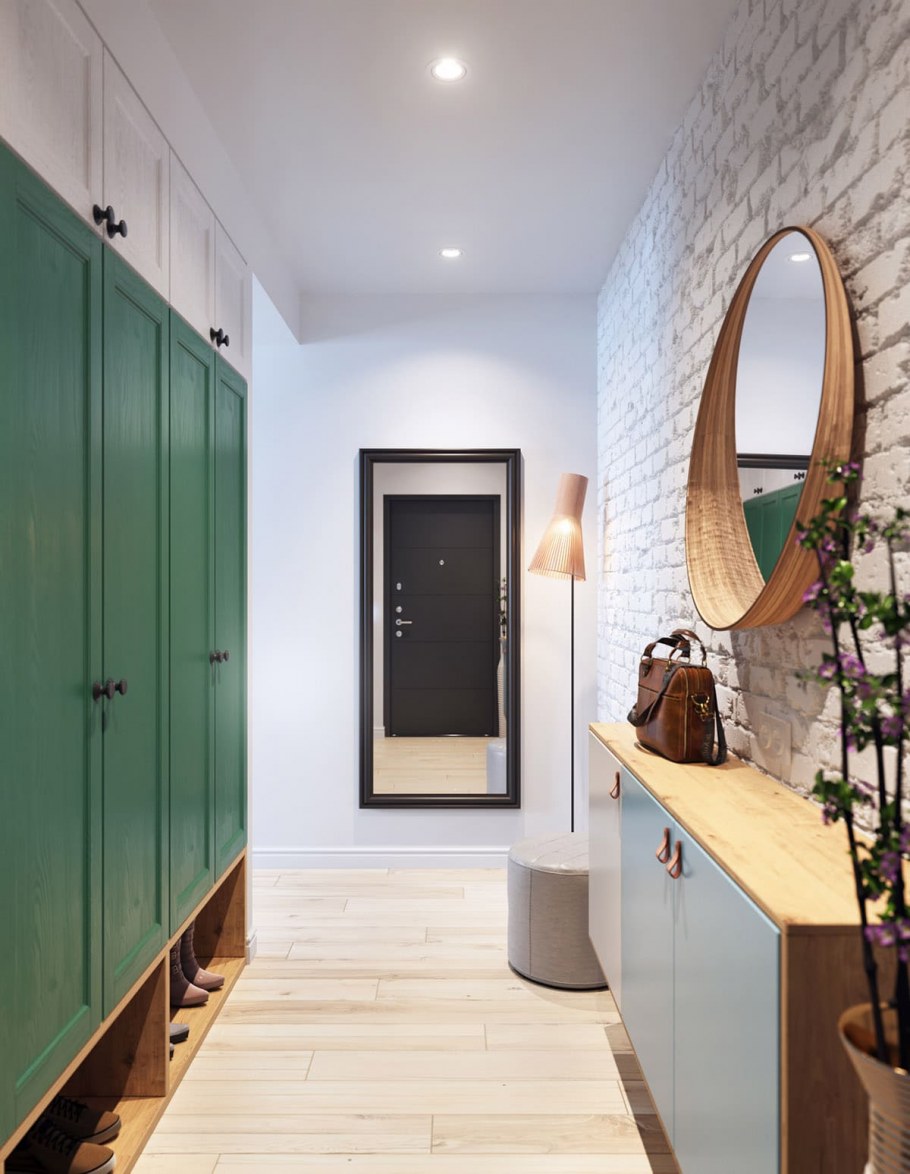 Прихожка в скандинавском стиле