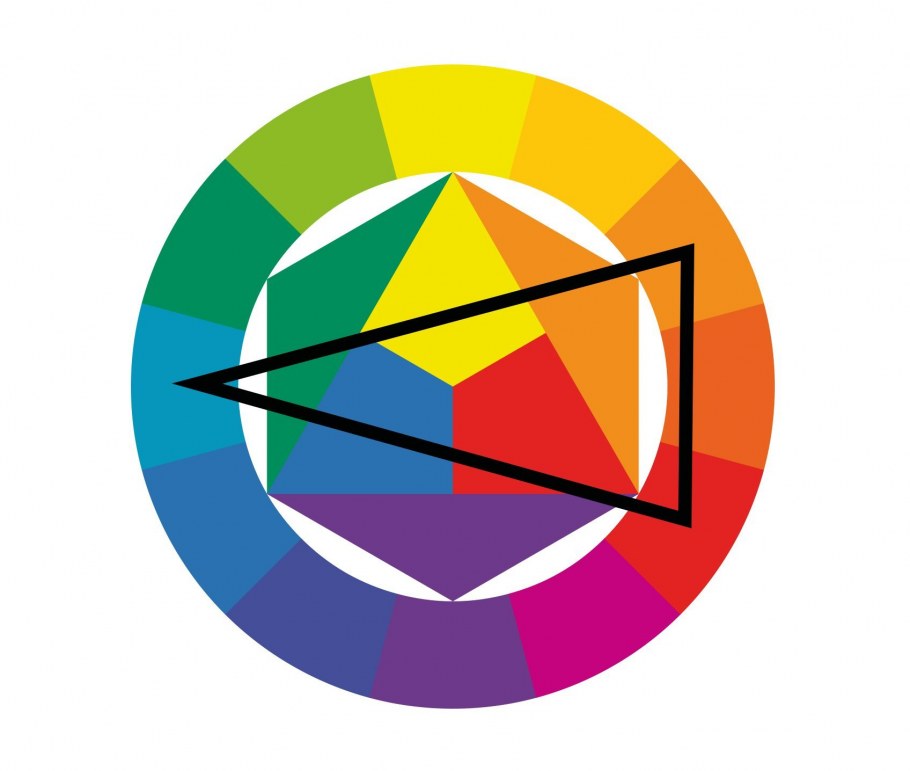 Сплит-комплементарная палитр арт