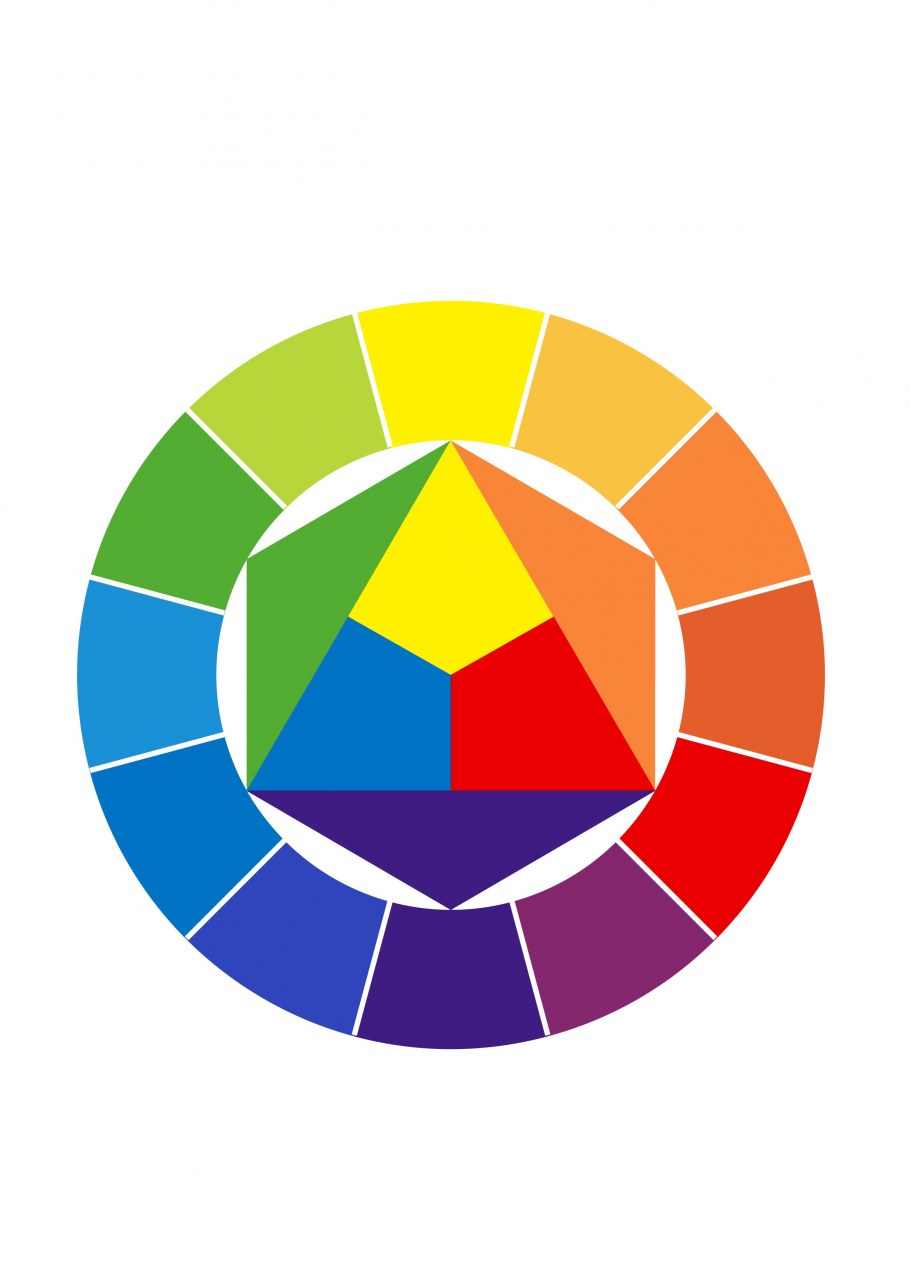 Колористика первичные и производные цвета