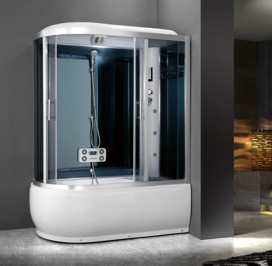 Комбинированная кабина Jacuzzi AMEA Twin Premium Base l высокий поддон 180см*86см