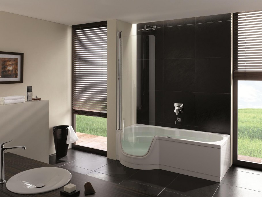 Душевая совмещенная с ванной