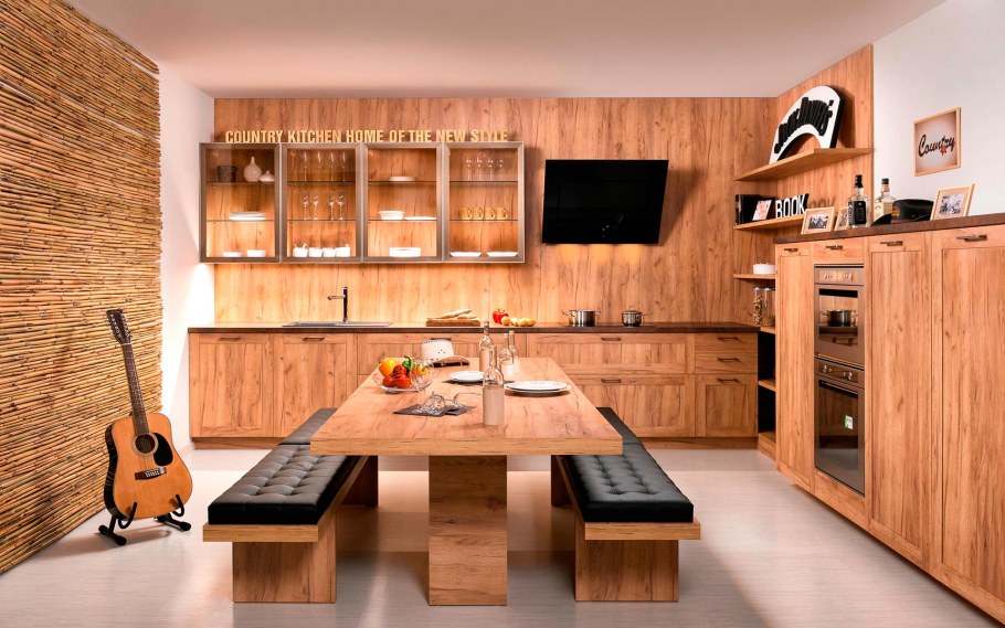 Спальный гарнитур Норд дуб золотой