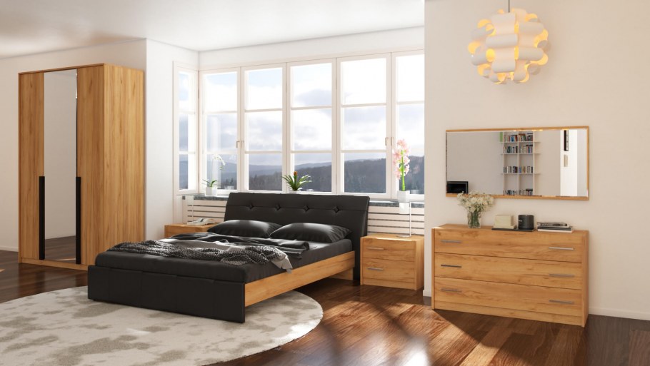 Спальня Норд дуб золотой