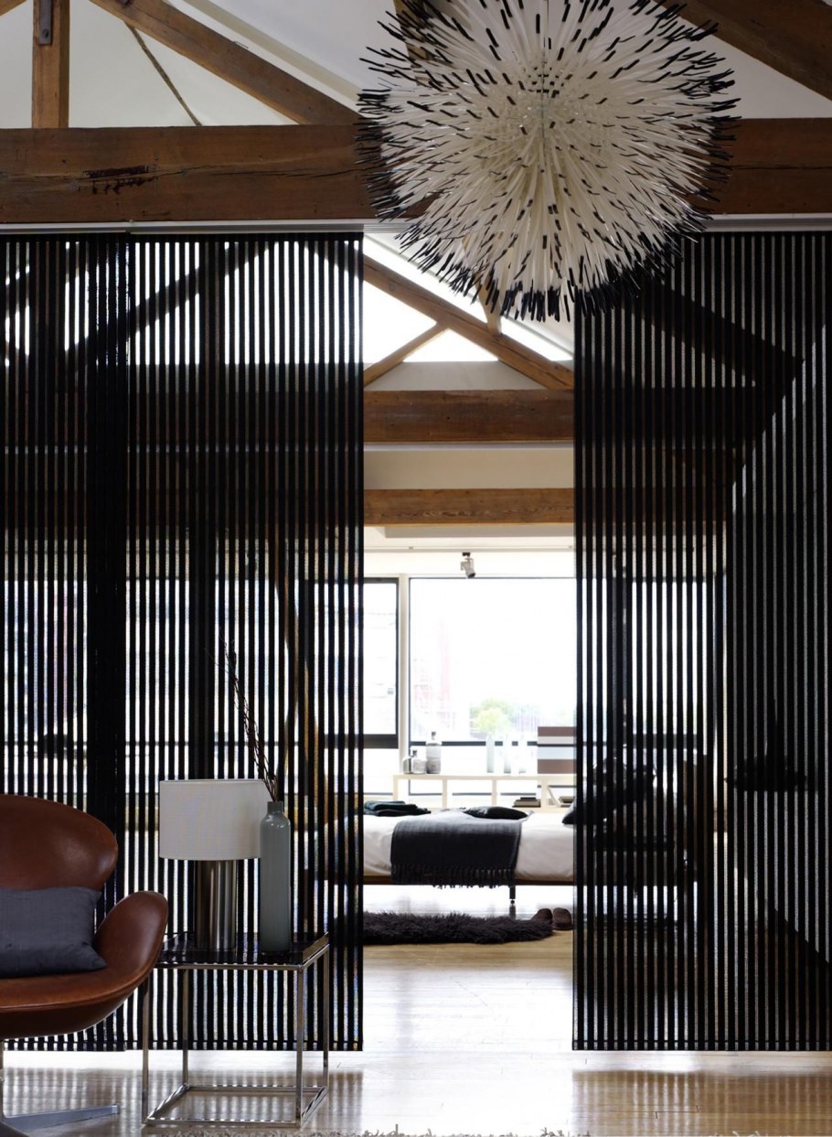 Японские жалюзи для зонирования