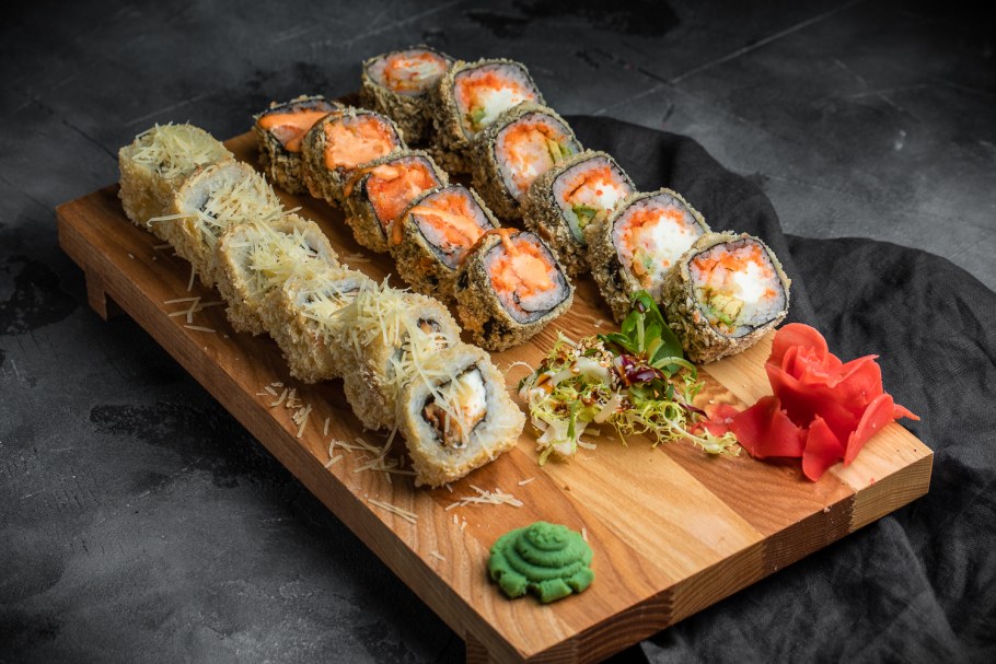 Красивое меню суши