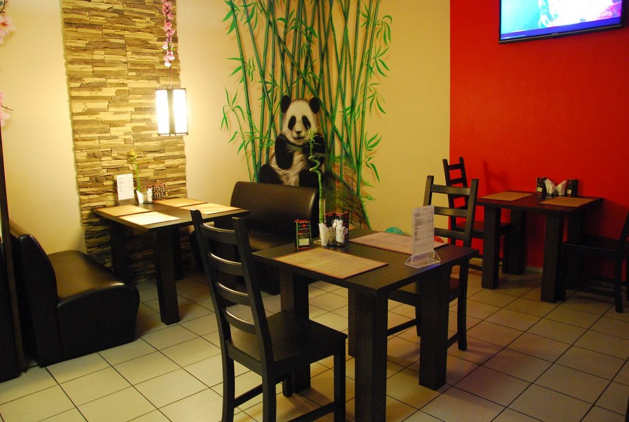 Оформление суши кафе