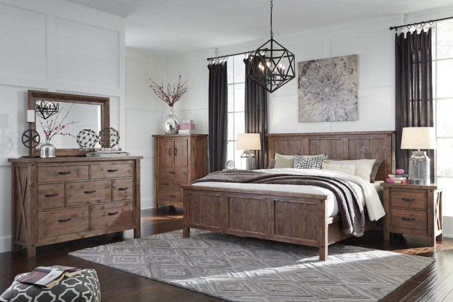 Спальня в стиле ретро