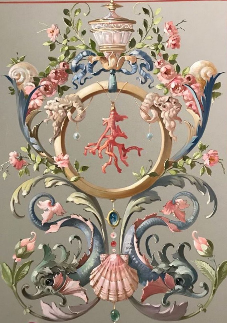 Альфрейная роспись Ренессанс