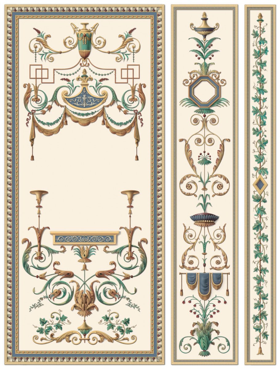 Альфрейная живопись рококо