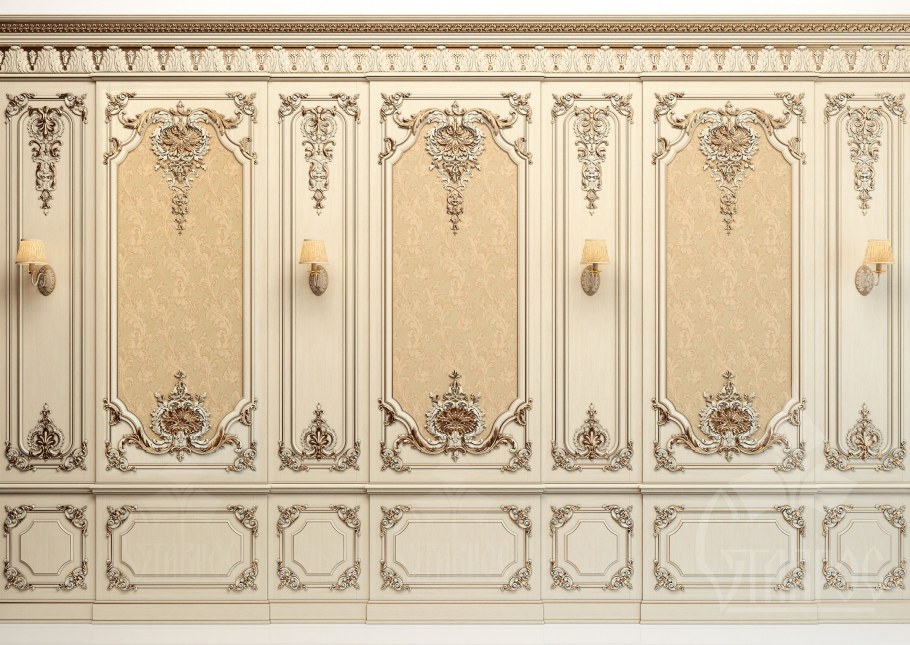 Орнамент Барокко Людовик 14