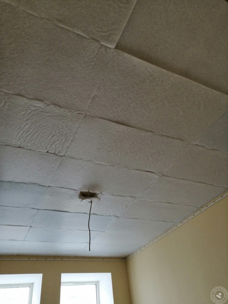 Потолок лофт дерево