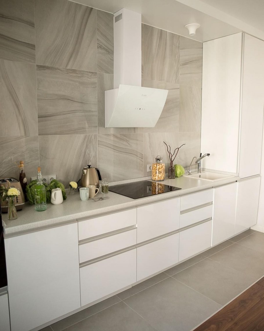 Кухонный фартук из керамогранита