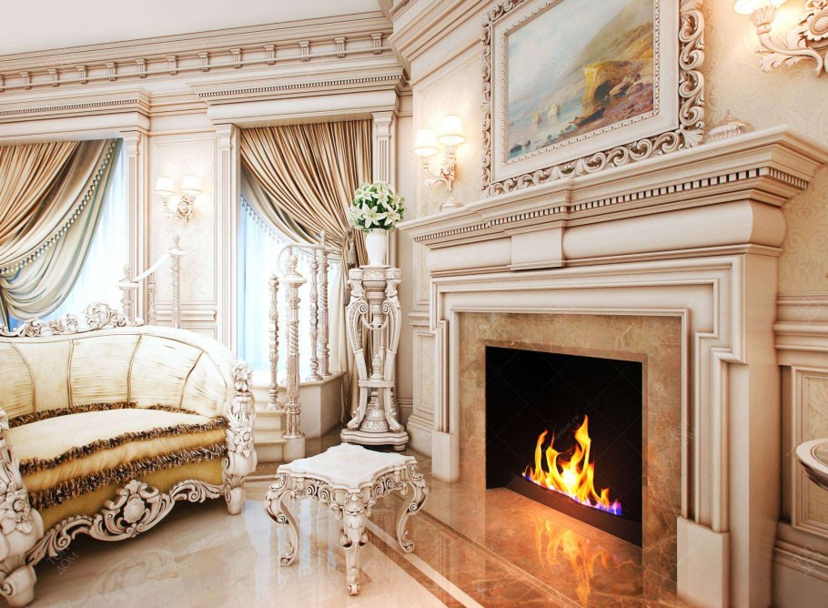 Камин в классическом стиле