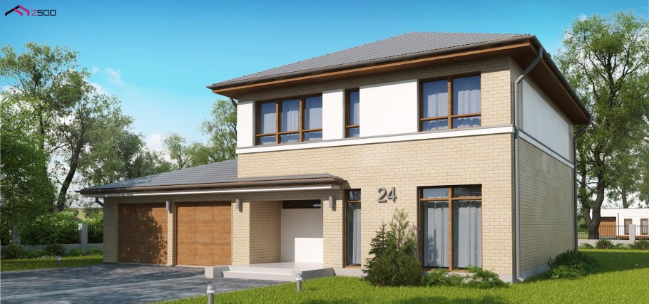 Z24 проект дома двухэтажного