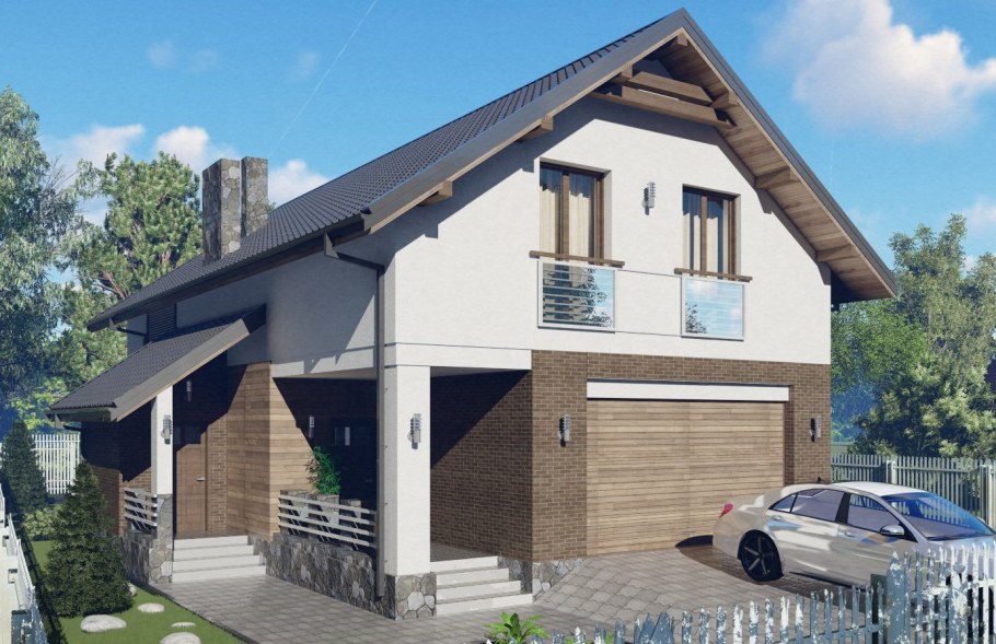 Дом с гаражом