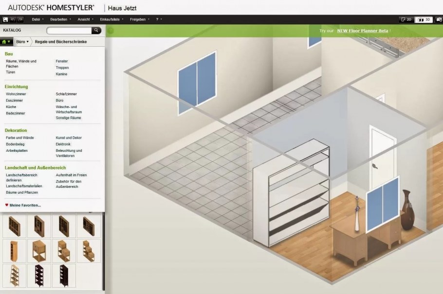 Planner 5d Интерфейс