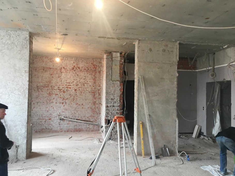 Демонтаж перегородок