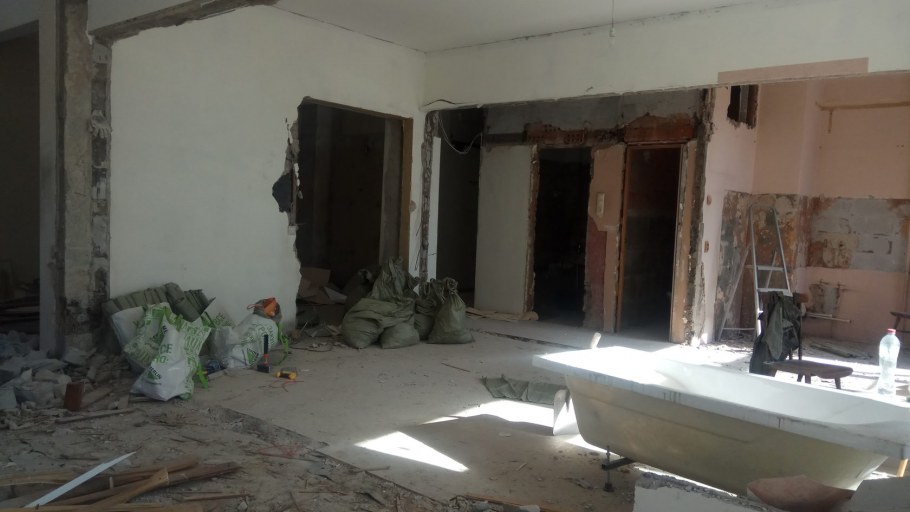 Демонтаж отделки в квартире