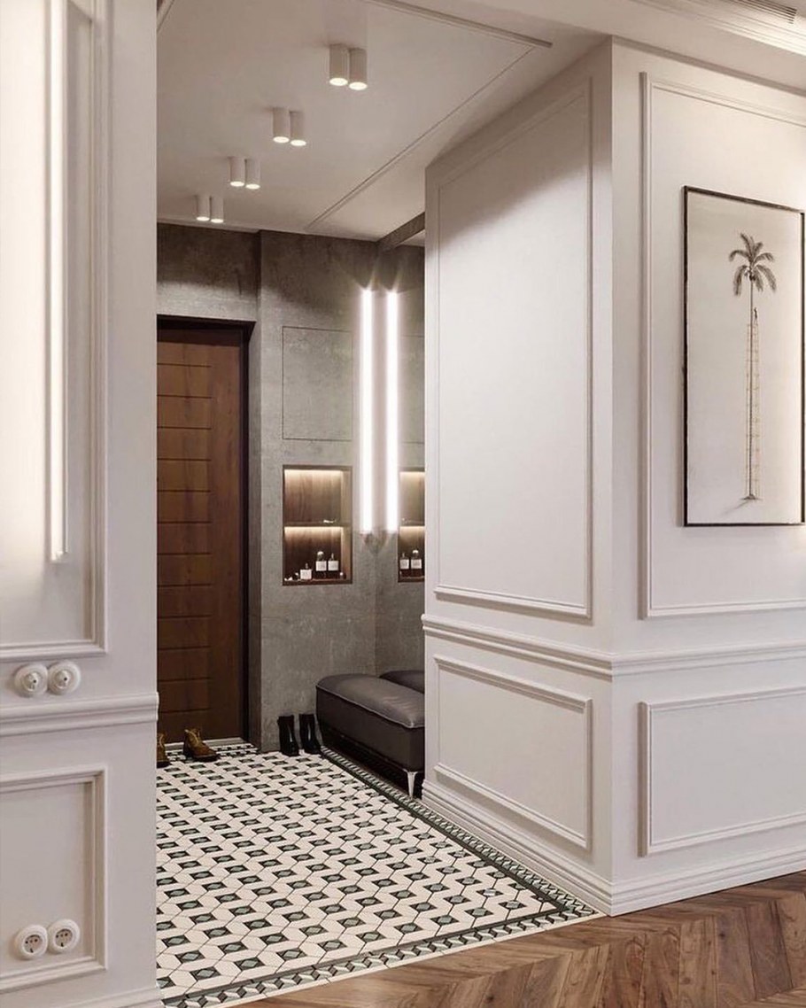 Интерьеры с буазери Неоклассика