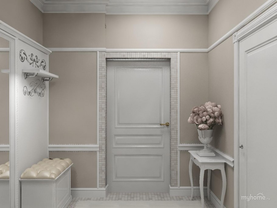 Линда прихожая белая Неоклассика