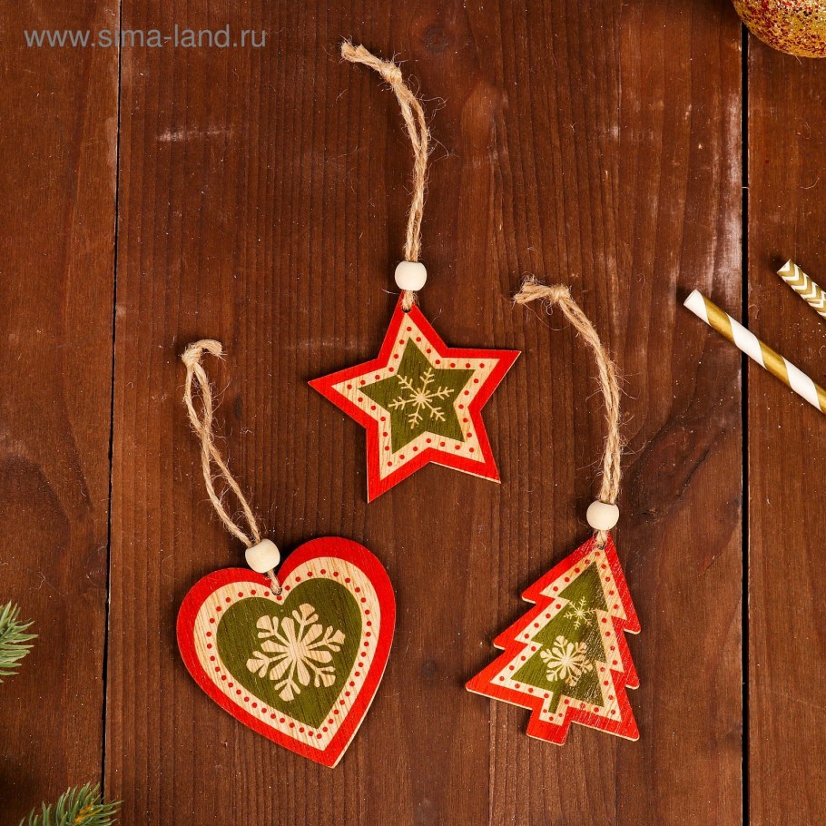 Подвеска звезда Новогодняя