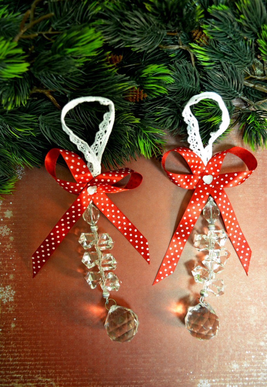 Текстильные игрушки на елку