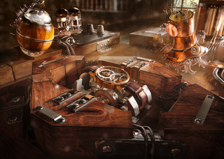 Нео стимпанк интерьер