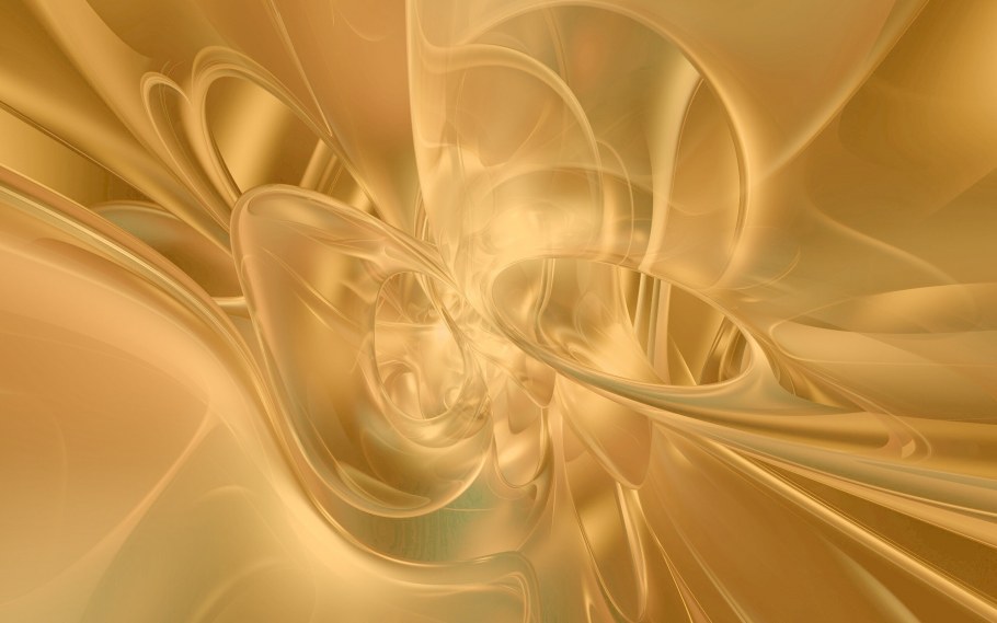 Золотистые обои в интерьере