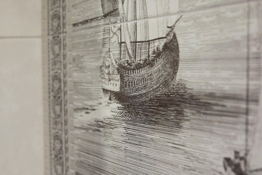 Город на воде Керама Марацци панно в интерьере