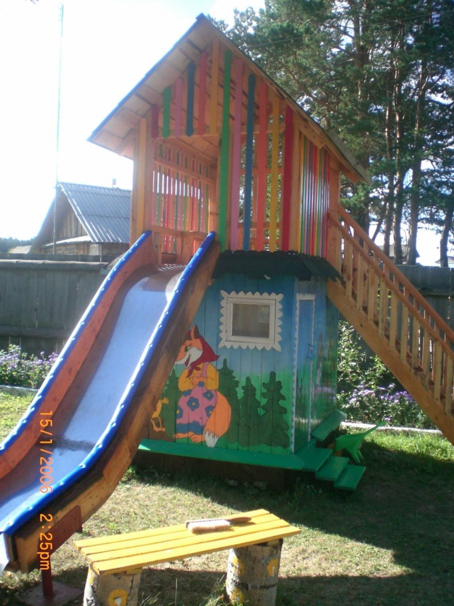 Горка своими руками для детей