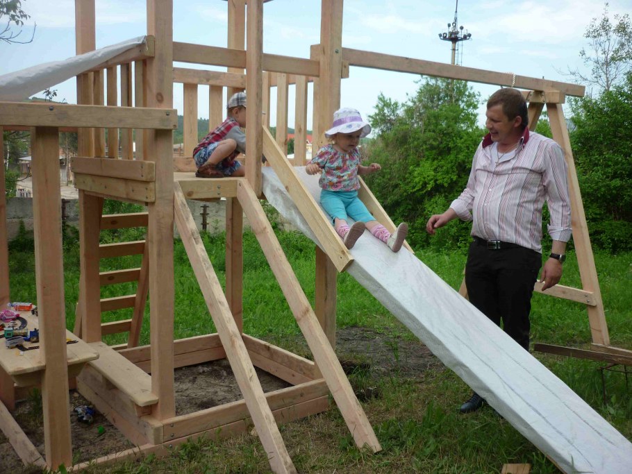 Самодельные площадки для детей