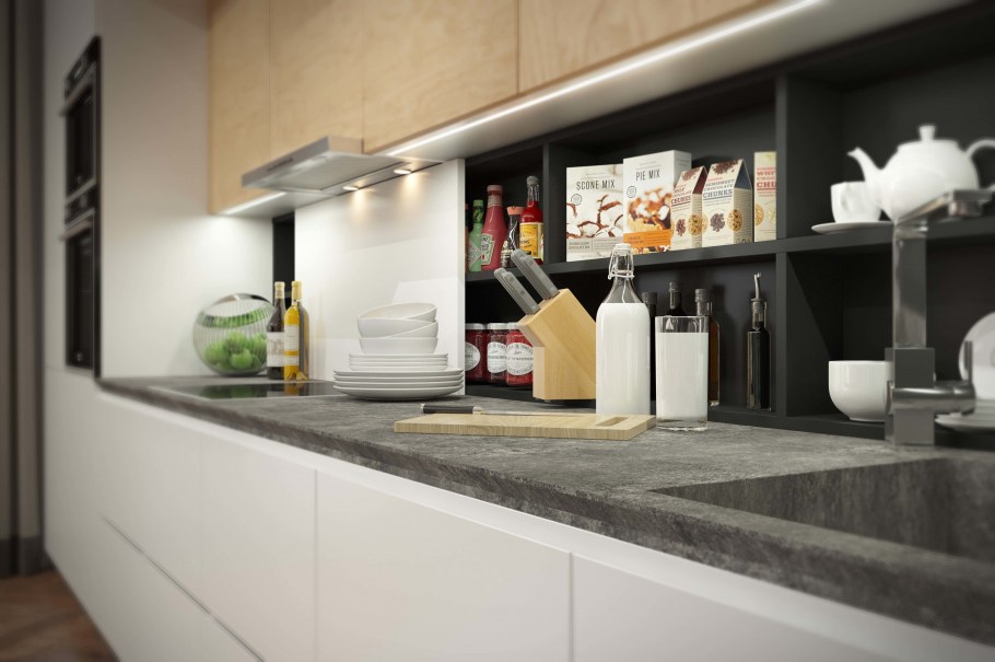 Функциональный фартук для кухни