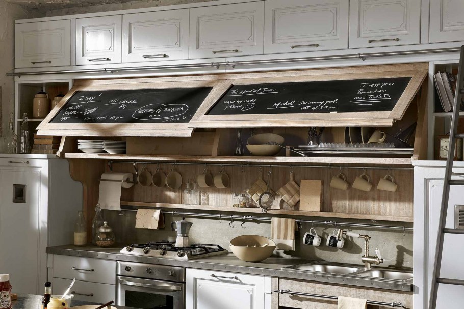 Рейлинги для кухни ретро