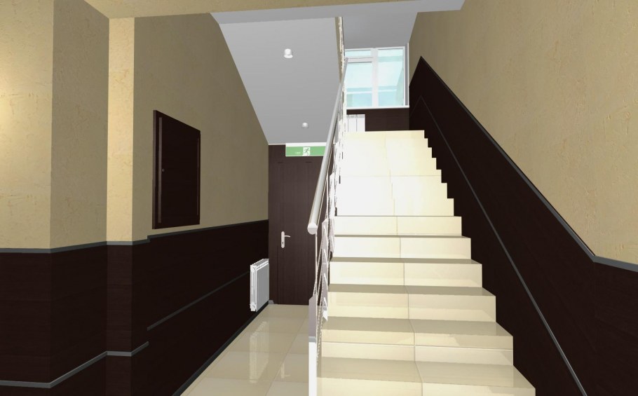 Лестничные марши в офисе