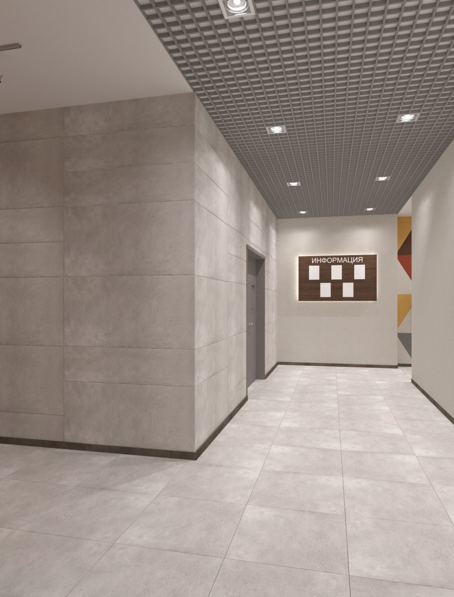 Интерьер подъезда жилого дома