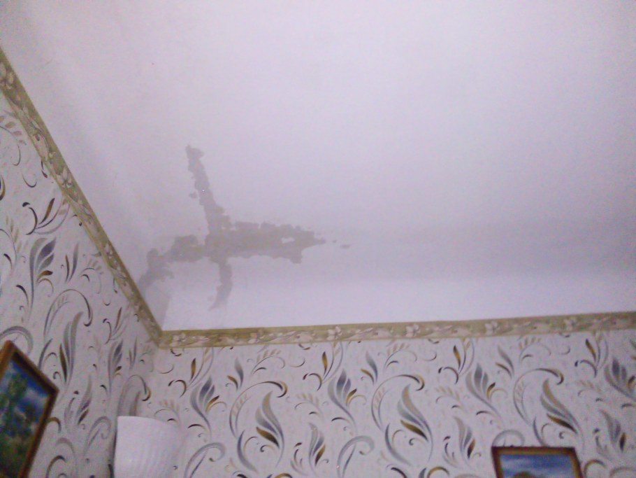 Затопили квартиру потолок гипсокартон