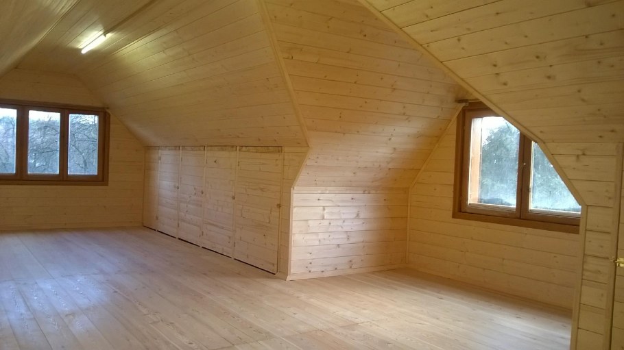 Дом с мансардой отделка внутри