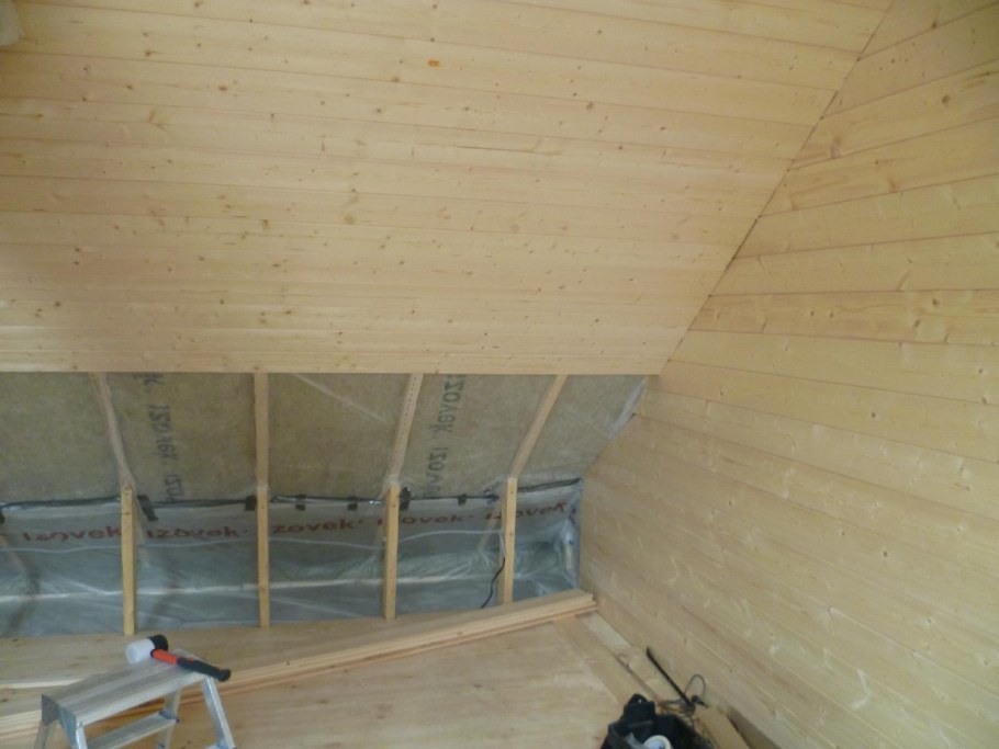 Обшивка крыши изнутри