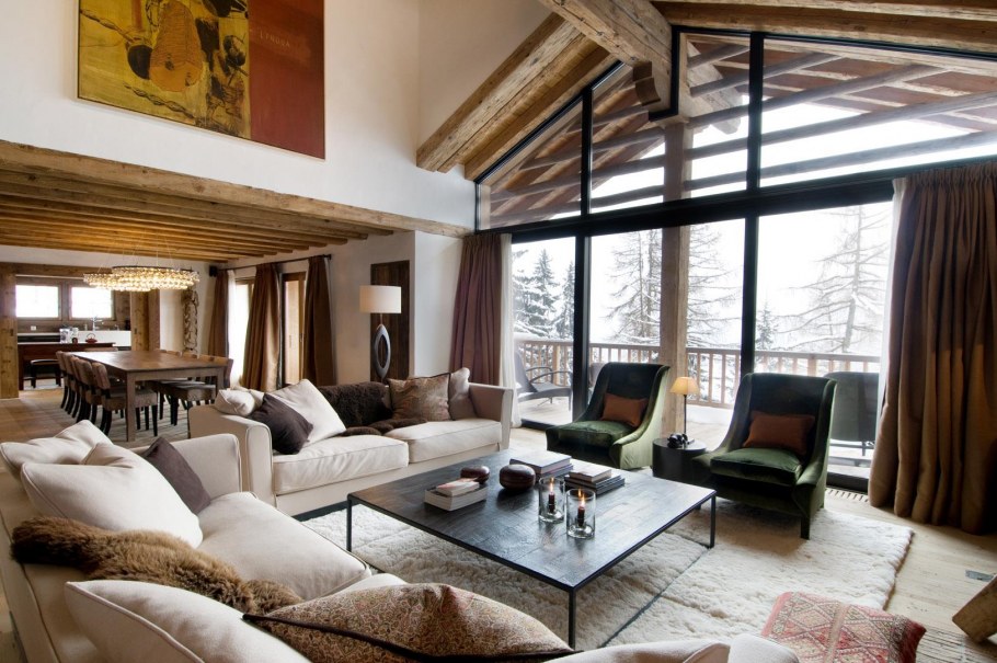 Стиль альпийского Шале в интерьере