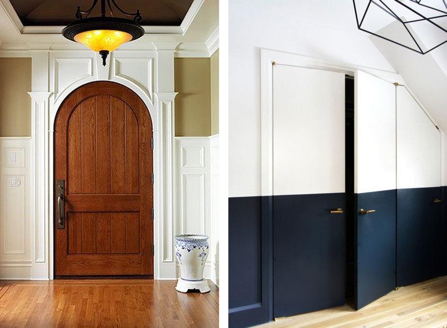Необычные межкомнатные двери в интерьере