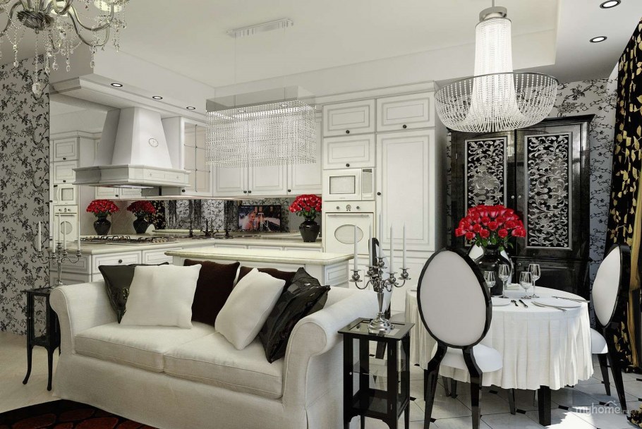 Кухни в стиле арт деко и классика
