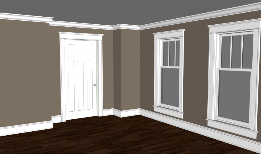 Молдинг для обоев угловой