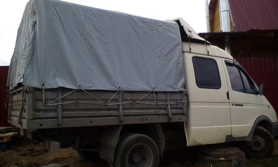 Тент для газели next развертка