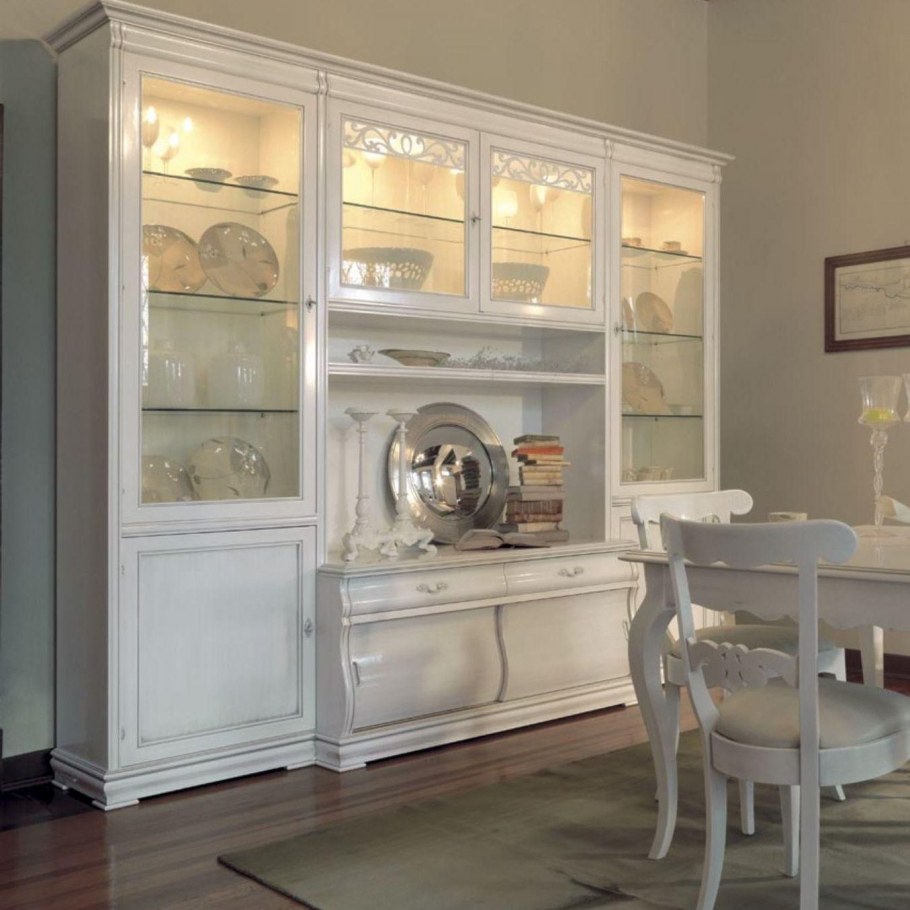 Винтажный буфет шкаф стеклянные дверцы