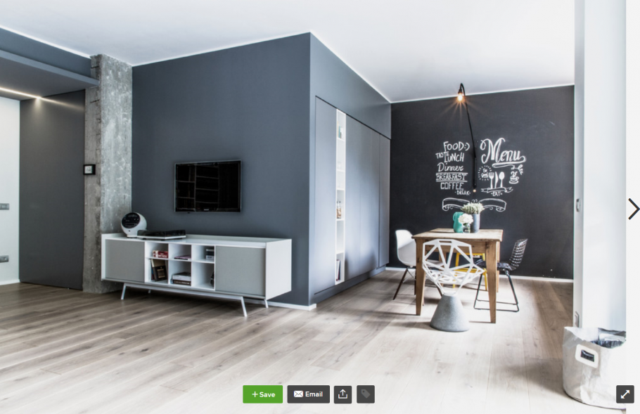 Темный пол светлые стены