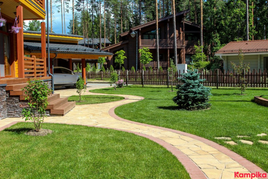 Благоустройство загородного участка