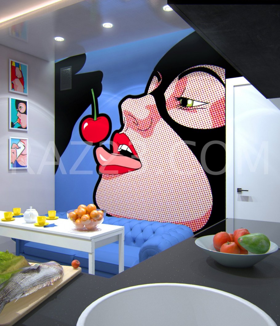 Ростер на стену поп арт