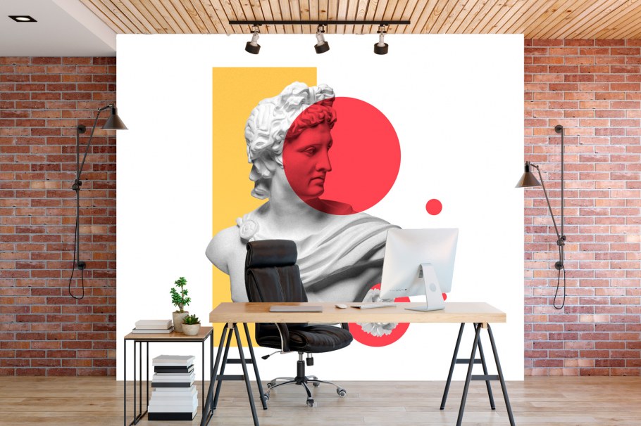 Декор стен в стиле поп арт