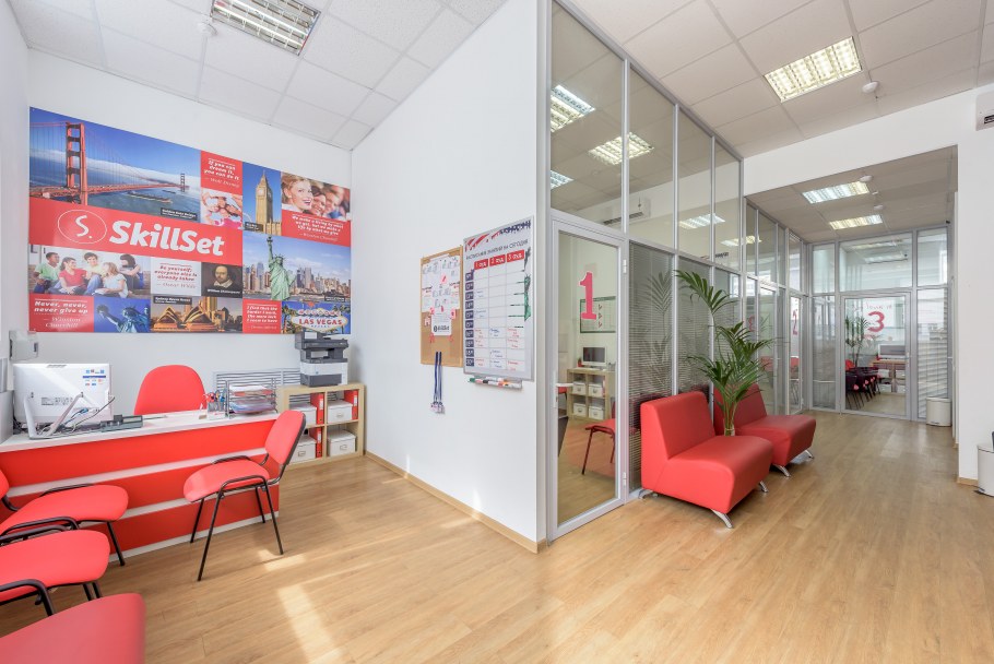 Интерьер школы английского языка