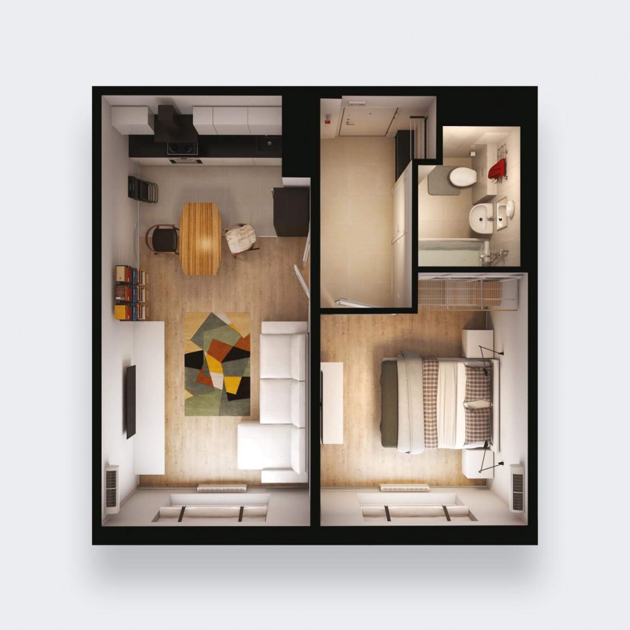 Планировки пик 2 комнатные